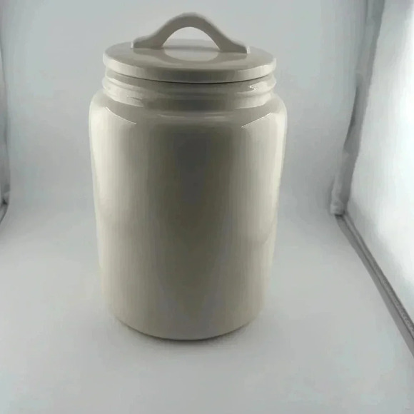 Rae Dunn Artisan Collection Ceramic Jar Food Container Jar with Lid ‘FLOUR’ - Picture 6 of 15